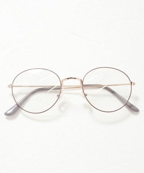 Crisp（クリスプ）の「メタルフレームグラス[c3sd3011b]（メガネ・レディース・ベージュ/ブラック/ブラウン・FREE）」の5枚目の写真