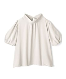 GRL（グレイル）の「バックリボンスタンドカラーブラウス（シャツ/ブラウス・レディース）」