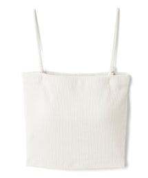 GRL | 2Wayパット付きクロップド丈リブテレコキャミソール(キャミソール)