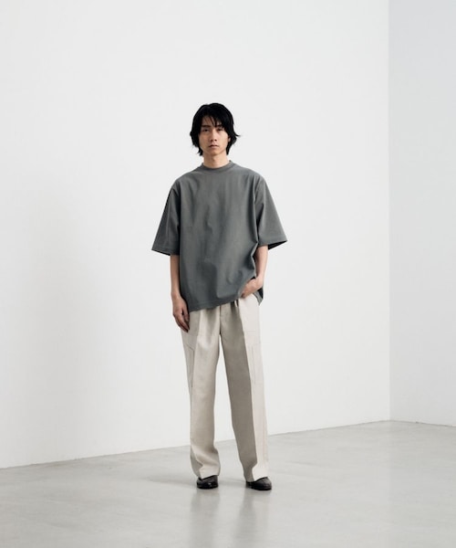 LIDNM(リドム)の「HARD TWISTED STITCH TEE(Tシャツ/カットソー・メンズ・ホワイト/グレー/ブルー・M/L)」の15枚目の写真