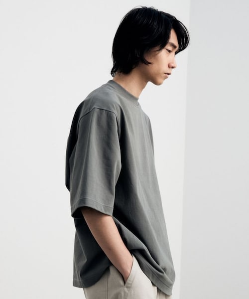 LIDNM(リドム)の「HARD TWISTED STITCH TEE(Tシャツ/カットソー・メンズ・ホワイト/グレー/ブルー・M/L)」の17枚目の写真