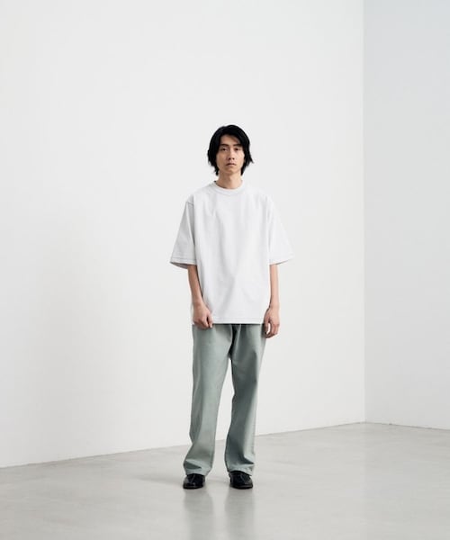 LIDNM(リドム)の「HARD TWISTED STITCH TEE(Tシャツ/カットソー・メンズ・ホワイト/グレー/ブルー・M/L)」の4枚目の写真