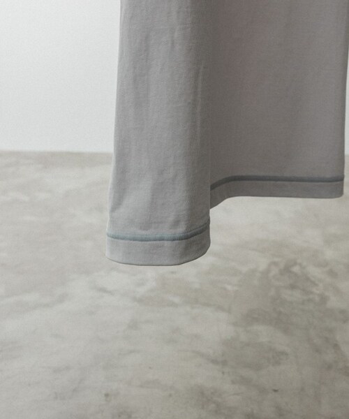 LIDNM(リドム)の「HARD TWISTED STITCH TEE(Tシャツ/カットソー・メンズ・ホワイト/グレー/ブルー・M/L)」の13枚目の写真