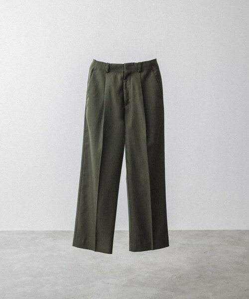 LIDNM（リドム）の「VSICOSE STRAIGHT SLACKS（スラックス・メンズ・グリーン・S/M/L）」の9枚目の写真