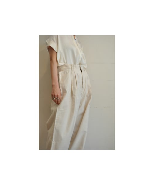 --（--）の「バスストップパンツ（その他パンツ・レディース・ブラック/ホワイト・2.3）」の2枚目の写真