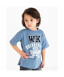 WASK | 三角 切り替え WASK パッチ Tシャツ (100~160cm)(Tシャツ/カットソー)