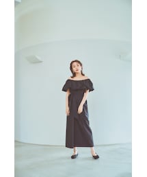 N WITH. | ボリュームオフショルダーワンピース(ワンピース)