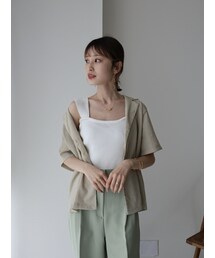 neam | RIB KNIT TANK TOP(タンクトップ)