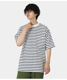 BALLAST ARK | BORDER S/S POCKET TEE(Tシャツ/カットソー)