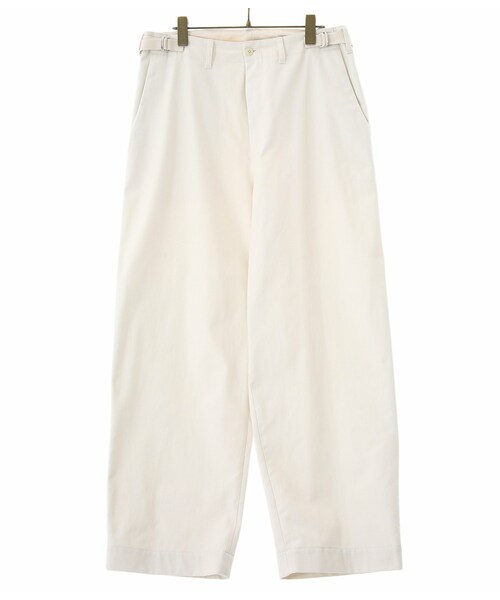 marka（マーカ）の「SIDE ADJUST TROUSERS - ORGANIC COTTON 10/- DRILL -（その他パンツ・メンズ・ホワイト/ベージュ・1(S)/2(M)/3(L)）」の3枚目の写真