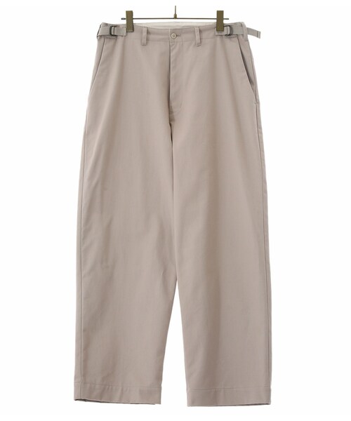 marka（マーカ）の「SIDE ADJUST TROUSERS - ORGANIC COTTON 10/- DRILL -（その他パンツ・メンズ・ホワイト/ベージュ・1(S)/2(M)/3(L)）」の4枚目の写真