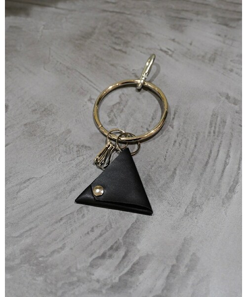 YohKi（ヨウキ）の「"Nisekawa" coin case & key ring（コインケース・レディース・ブラック/ライトブルー・FREE）」の2枚目の写真