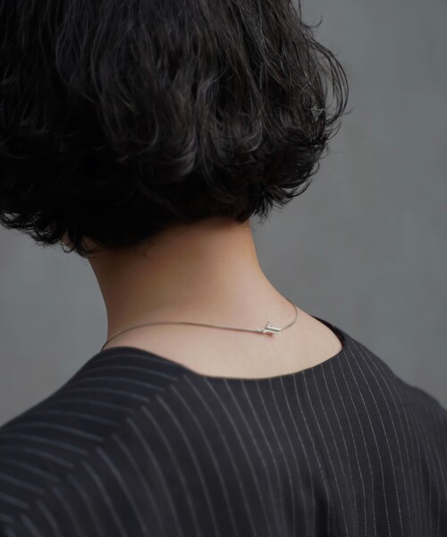 YohKi（ヨウキ）の「Snake chain necklace（ネックレス・レディース・シルバー・FREE）」の5枚目の写真