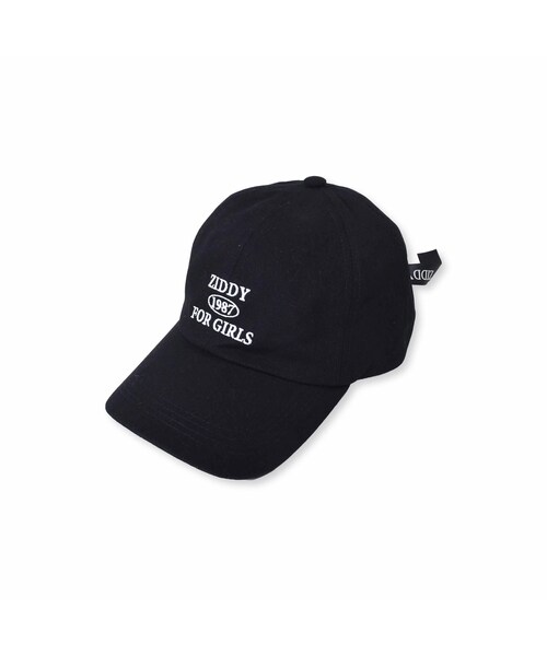 ZIDDY（ジディ）の「ロゴ入り リボン付き キャップ（キャップ・キッズ・ベージュ/ブラック・ONESIZE）」の2枚目の写真