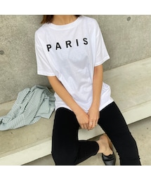 copine | PARISプリントTシャツ(3color)(Tシャツ/カットソー)