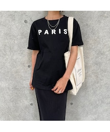 copine | PARISプリントTシャツ(3color)(Tシャツ/カットソー)