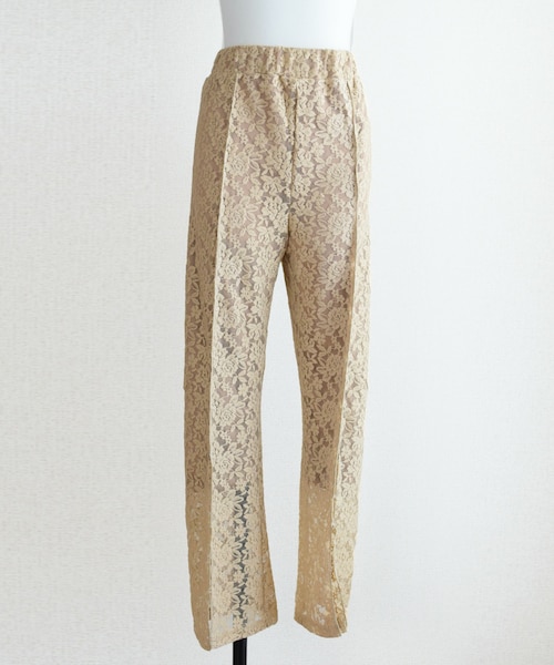 Marient（マリエント）の「レースシアースリットラフPT（その他パンツ・レディース・ホワイト/ベージュ・FREE）」の2枚目の写真