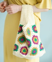 クロシェモチーフバッグ[c3wg3021]