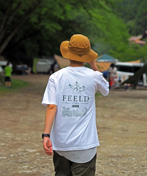 Leyline（レイライン）の「Feeld tee（Tシャツ/カットソー・レディース・ホワイト/グリーン・M/L/XL）」の6枚目の写真