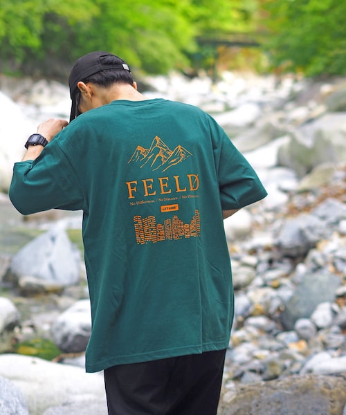 Leyline（レイライン）の「Feeld tee（Tシャツ/カットソー・レディース・ホワイト/グリーン・M/L/XL）」の8枚目の写真