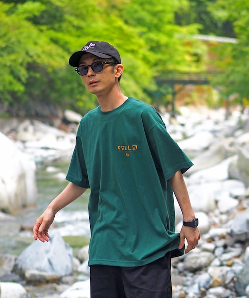 Leyline（レイライン）の「Feeld tee（Tシャツ/カットソー・レディース・ホワイト/グリーン・M/L/XL）」の9枚目の写真