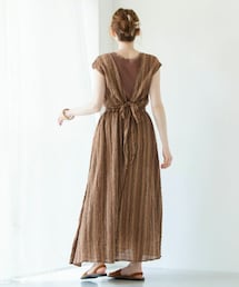 Crisp | バックリボンストライプワンピース[c2R3052](ワンピース)