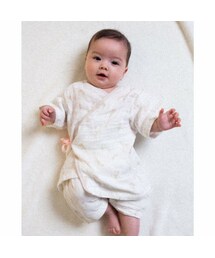 SLAP SLIP BABY | 総柄 ガーゼ カシュクール 上下 セット (70~80cm)(ベビーパジャマ/スリーパー)