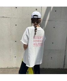 copine | バックプリントビッグTシャツ(3color)(Tシャツ/カットソー)