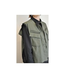 RehersalL | ジャングルファティーグフリルベスト(ベスト)