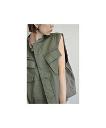 RehersalL | ジャングルファティーグフリルベスト(ベスト)