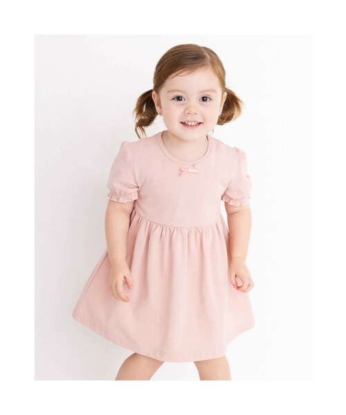 Birthday Party バースデイパーティー の リボン ギャザー ワンピース 80 110cm ワンピース Wear