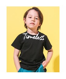 WASK | 【 接触冷感 】 襟ぐり キラッ と ロゴ プリント 天竺 Tシャツ（100~160cm）(Tシャツ/カットソー)