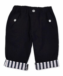 WASK | 6分丈 裾 ストライプ 麻 レーヨン パンツ(100~160cm)(その他パンツ)