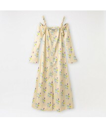 GANNI | 【GANNI】WOMEN ワンピース MAXI DRESS Crinkled Satin F6846(ワンピース)