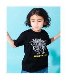 WASK | 【 GODZILLA 】 ゴジラ VS ギドラ プリント 爪痕 Tシャツ（S～LL）(Tシャツ/カットソー)