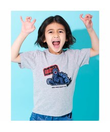 WASK | 【 GODZILLA 】 ゴジラ VS WASK ワッペン 天竺 Tシャツ(S~LL)(Tシャツ/カットソー)