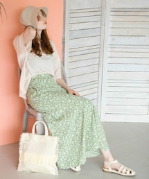 Crisp | フラワーマーメイドスカート[c2R3006](スカート)