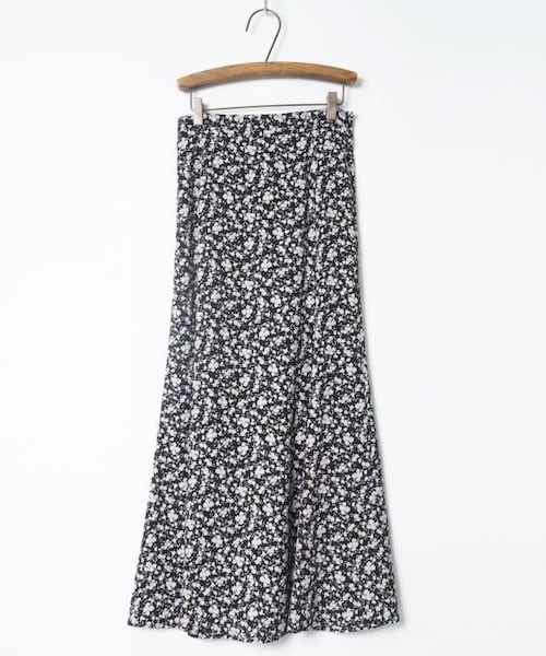 Crisp（クリスプ）の「フラワーマーメイドスカート[c2R3006]（スカート・レディース・ブラック/ブルー/グリーン・FREE）」の4枚目の写真