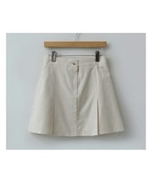 ENVYLOOK | パステルカラーバックゴムAラインプリーツミニスカート(スカート)