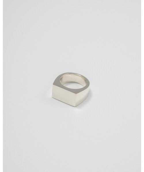 Scat(スキャット)の「"Proto" signet ring (SILVER)(リング・レディース・シルバー・9号/11号/13号)」の1枚目の写真