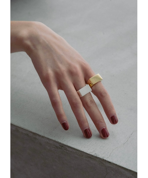 Scat(スキャット)の「"Proto" signet ring (SILVER)(リング・レディース・シルバー・9号/11号/13号)」の3枚目の写真