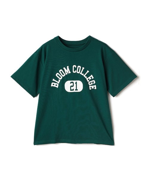 GRL ガレッジロゴフロッキープリントTシャツ フリーサイズ カレッジ