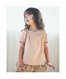 Tartine et Chocolat | 【 お揃い 】 リバティ 花柄 プリント ( Annabella ) チュニック Tシャツ (90~140cm)(Tシャツ/カットソー)