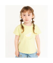 SLAP SLIP | アイス レモン ラメ シフォン スパンコール Tシャツ (80~130cm)(Tシャツ/カットソー)