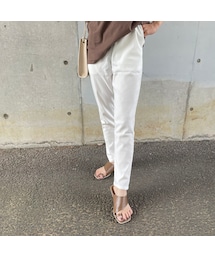 copine | ウエストゴム！美シルエットスーパーストレッチテーパードパンツ(2color)(その他パンツ)