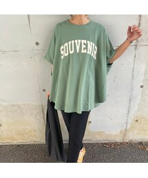 copine | ポンチョ型ロゴオーバーサイズTシャツ(3color)(Tシャツ/カットソー)