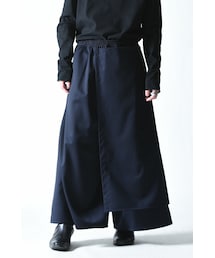 BISHOOL | BISHOOL Wool Gabardine Wrap Drape Pants(その他パンツ)
