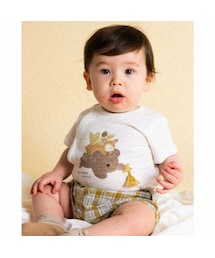 SLAP SLIP BABY | ゴロゴロ アニマル プリント ロンパース (60~80cm)(ロンパース)