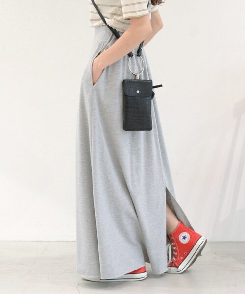 Crisp（クリスプ）の「リラックスマーメイドスカート[c2R3008]（スカート・レディース・ブラック/ブルー/グレー・FREE）」の2枚目の写真