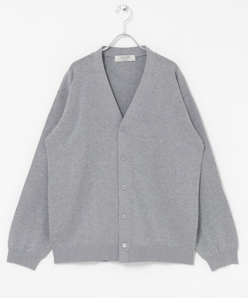 URBAN RESEARCH Sonny Label（アーバンリサーチサニーレーベル）の「強撚コットンニットカーディガン（カーディガン/ボレロ・メンズ・グレー/チャコール/レッド・M/L）」の16枚目の写真